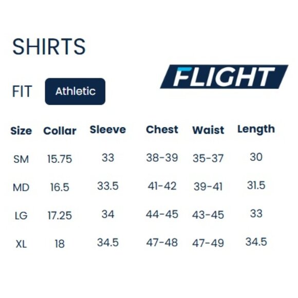 Flight Shirt - Eyelets, Athletic Fit, Size Large - Picture 5 of 9